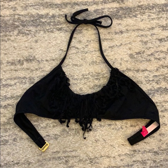VS Fringe Halter Bikini Top - Picture 2 of 2